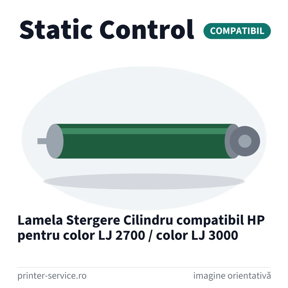 Lamela Stergere Cilindru compatibil HP pentru color LJ 2700 / color LJ 3000 (Static Control)