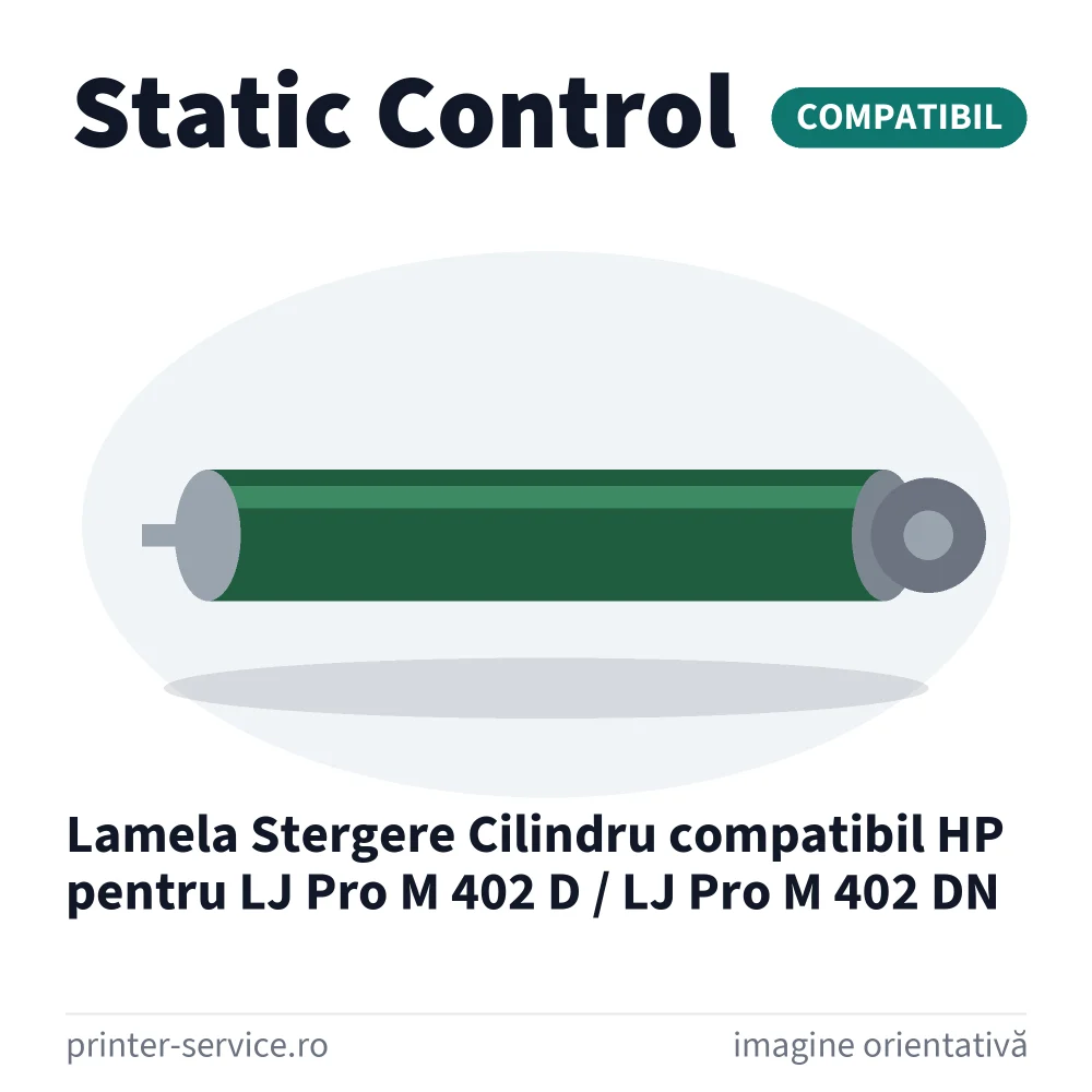 Lamela Stergere Cilindru compatibil HP pentru LJ Pro M 402 D / LJ Pro M 402 DN (Static Control)