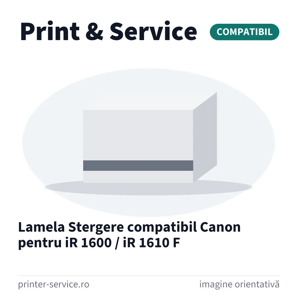 Lamela Stergere compatibil Canon pentru iR 1600 / iR 1610 F
