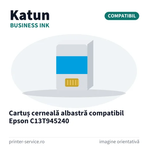 Cartuș cerneală albastră compatibil Epson C13T945240 (Katun Business Ink)