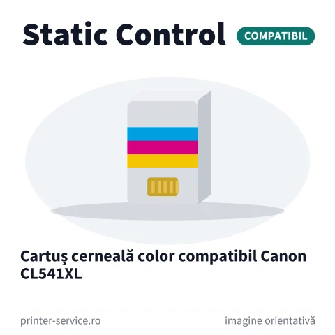 Cartuș cerneală color compatibil Canon CL541XL (Static Control)