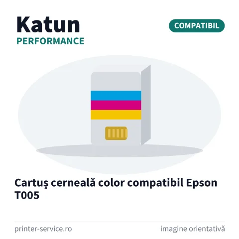 Cartuș cerneală color compatibil Epson T005 (Katun Performance)
