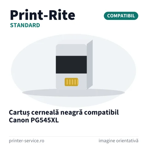 Cartuș cerneală neagră compatibil Canon PG545XL (Print-Rite Standard)