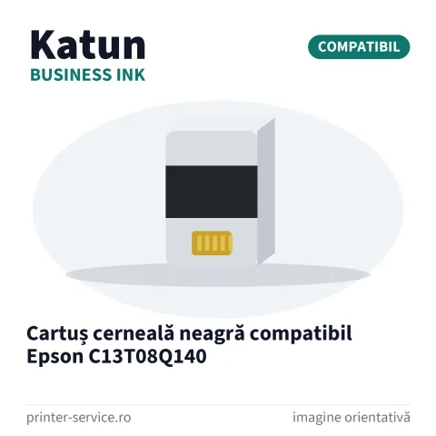 Cartuș cerneală neagră compatibil Epson C13T08Q140 (Katun Business Ink)