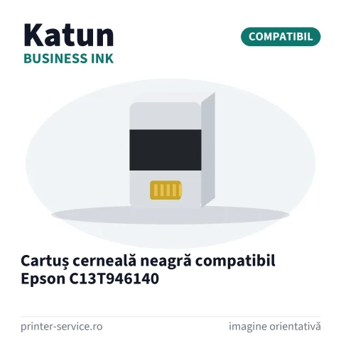 Cartuș cerneală neagră compatibil Epson C13T946140 (Katun Business Ink)