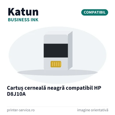 Cartuș cerneală neagră compatibil HP D8J10A (Katun Business Ink)