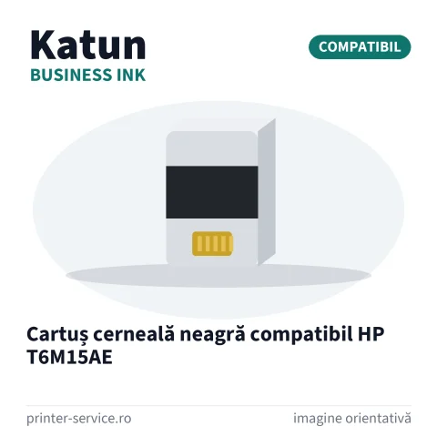 Cartuș cerneală neagră compatibil HP T6M15AE (Katun Business Ink)