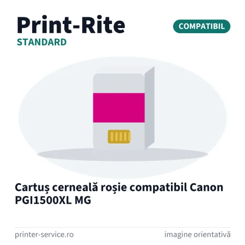 Cartuș cerneală roșie compatibil Canon PGI1500XL MG (Print-Rite Standard)