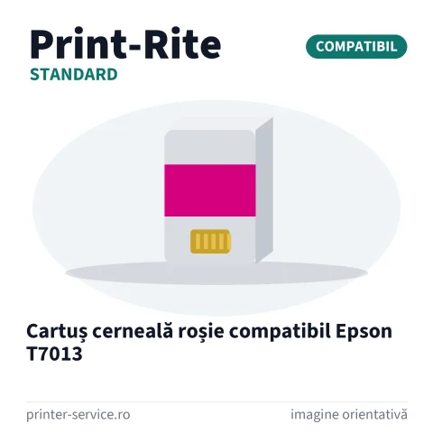Cartuș cerneală roșie compatibil Epson T7013 (Print-Rite Standard)