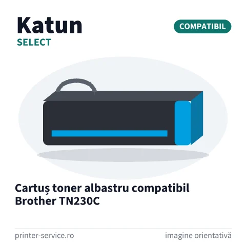 Cartuș toner albastru compatibil Brother TN230C (Katun Select)