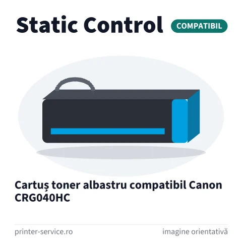 Cartuș toner albastru compatibil Canon CRG040HC (Static Control)