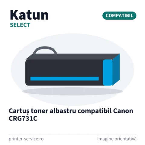 Cartuș toner albastru compatibil Canon CRG731C (Katun Select)