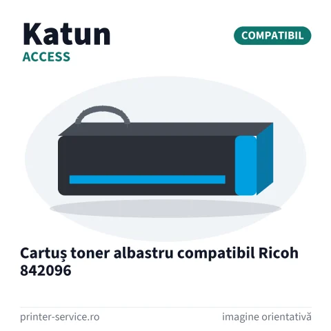 Cartuș toner albastru compatibil Ricoh 842096 (Access by Katun)