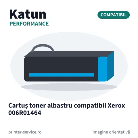 Cartuș toner albastru compatibil Xerox 006R01464 (Katun Performance)
