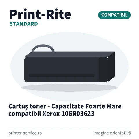 Cartuș toner - Capacitate Foarte Mare compatibil Xerox 106R03623 (Print-Rite Standard)