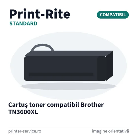 Cartuș toner compatibil Brother TN3600XL (Print-Rite Standard)