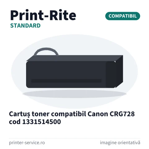 Cartuș toner compatibil Canon CRG728 cod 1331514500 (Print-Rite Standard)