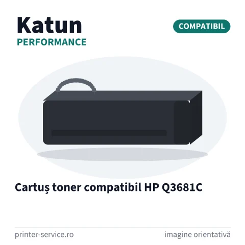 Cartuș toner compatibil HP Q3681C (Katun Performance)