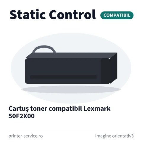 Cartuș toner compatibil Lexmark 50F2X00 (Static Control)