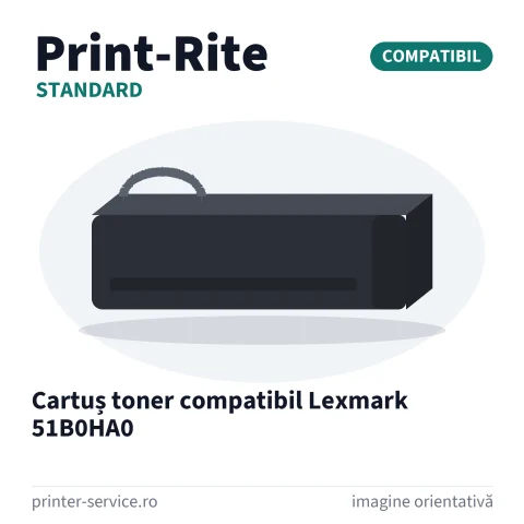 Cartuș toner compatibil Lexmark 51B0HA0 (Print-Rite Standard)