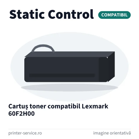 Cartuș toner compatibil Lexmark 60F2H00 (Static Control)