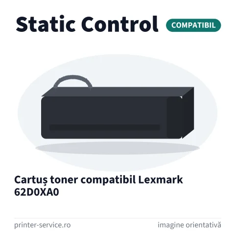 Cartuș toner compatibil Lexmark 62D0XA0 (Static Control)