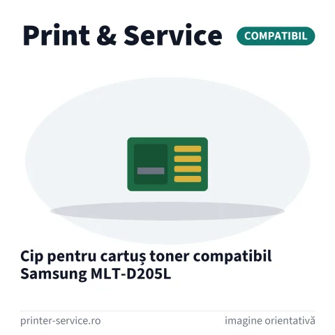 Cip pentru cartuș toner compatibil Samsung MLT-D205L