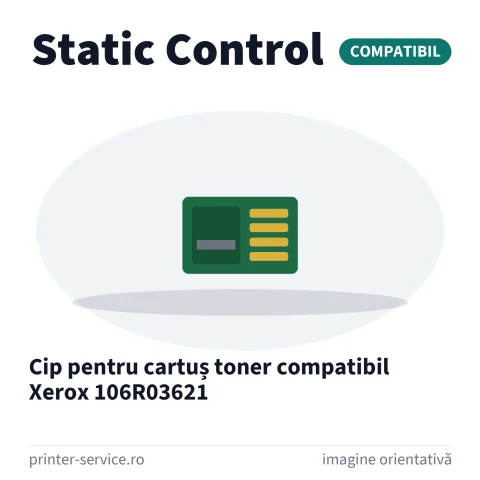 Cip pentru cartuș toner compatibil Xerox 106R03621 (Static Control)