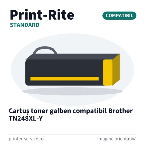 Cartuș toner galben compatibil Brother TN248XL-Y (Print-Rite Standard)