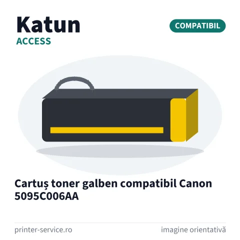 Cartuș toner galben compatibil Canon 5095C006AA (Access by Katun)