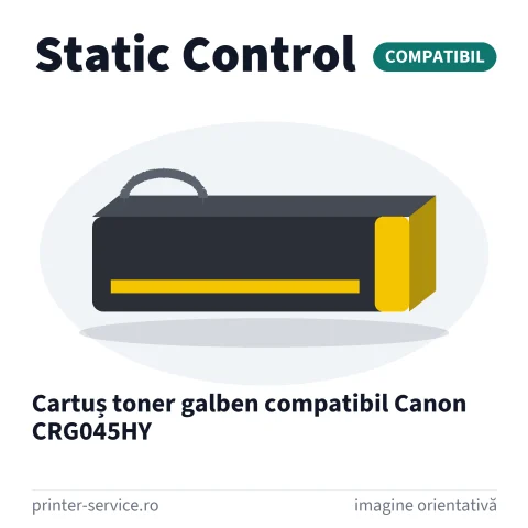 Cartuș toner galben compatibil Canon CRG045HY (Static Control)