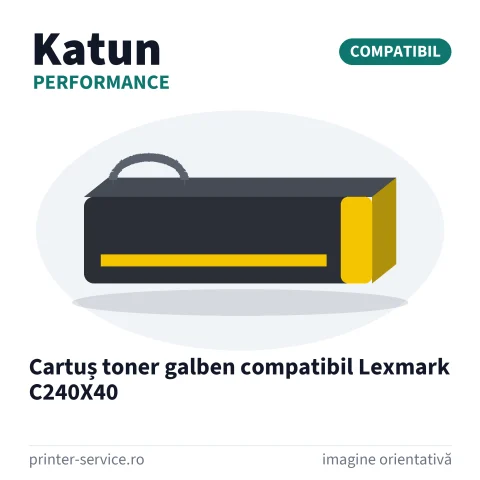 Cartuș toner galben compatibil Lexmark C240X40 (Katun Performance)
