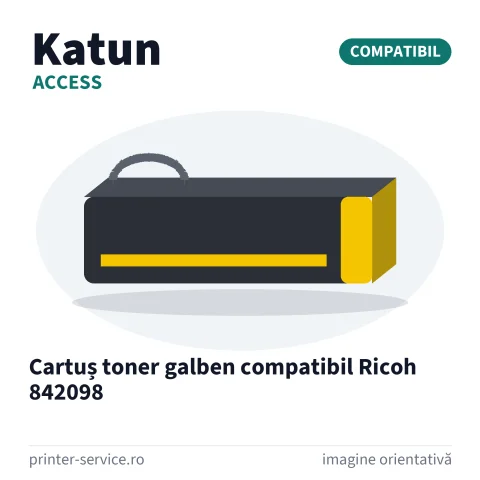 Cartuș toner galben compatibil Ricoh 842098 (Access by Katun)