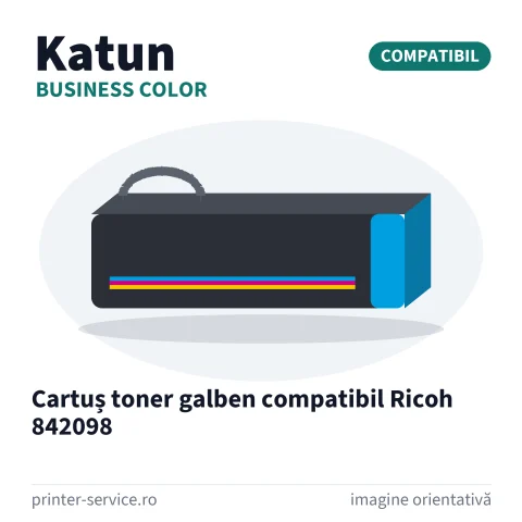 Cartuș toner galben compatibil Ricoh 842098 (Katun Business Color)