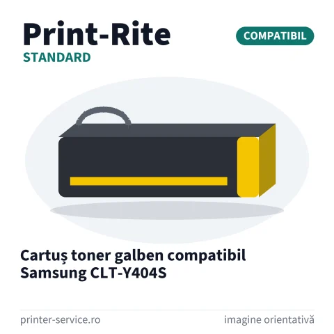 Cartuș toner galben compatibil Samsung CLT-Y404S (Print-Rite Standard)