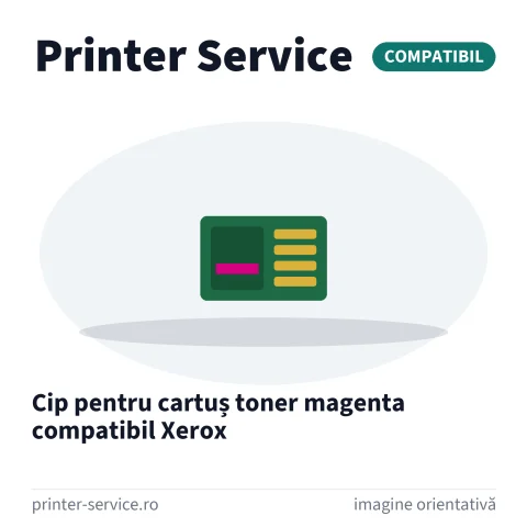 Cip pentru cartuș toner magenta compatibil Xerox