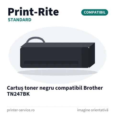 Cartuș toner negru compatibil Brother TN247BK (Print-Rite Standard)