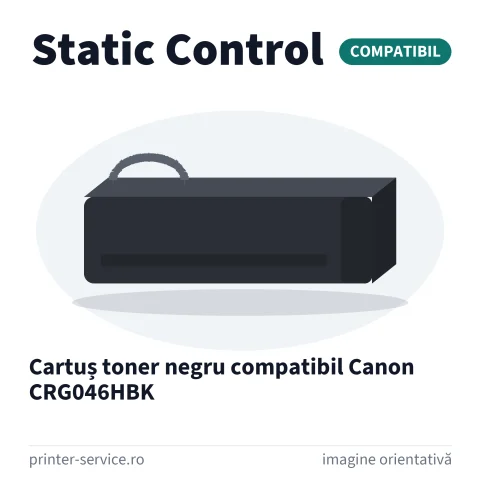 Cartuș toner negru compatibil Canon CRG046HBK (Static Control)