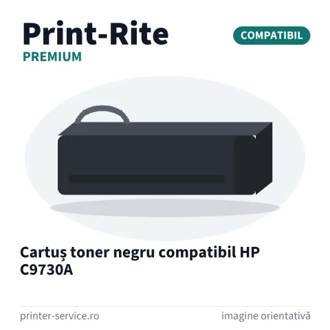 Cartuș toner negru compatibil HP C9730A (Print-Rite Premium)
