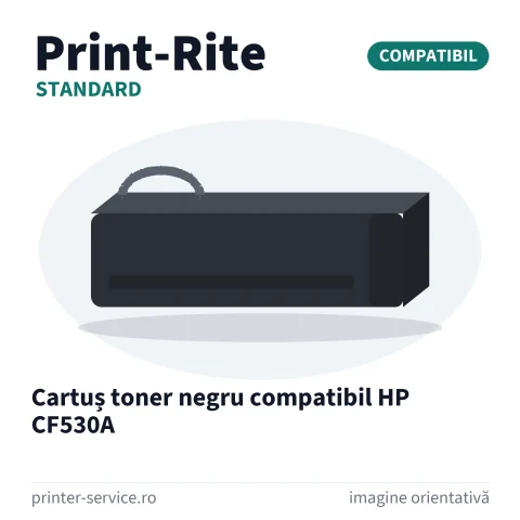 Cartuș toner negru compatibil HP CF530A (Print-Rite Standard)