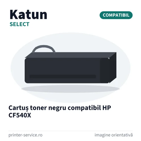 Cartuș toner negru compatibil HP CF540X (Katun Select)