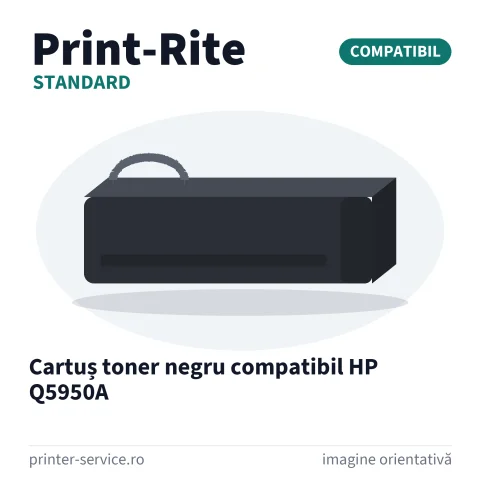Cartuș toner negru compatibil HP Q5950A (Print-Rite Standard)
