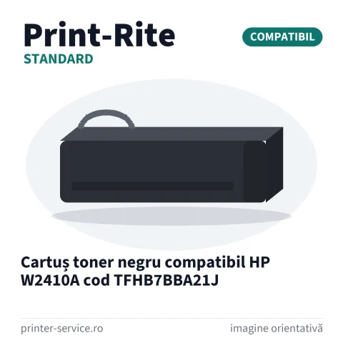 Cartuș toner negru compatibil HP W2410A cod TFHB7BBA21J (Print-Rite Standard)