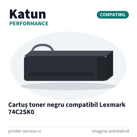 Cartuș toner negru compatibil Lexmark 74C2SK0 (Katun Performance)
