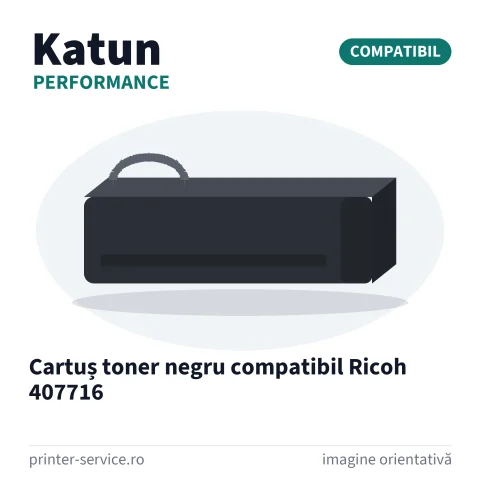Cartuș toner negru compatibil Ricoh 407716 (Katun Performance)
