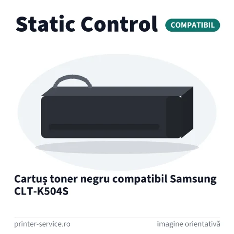 Cartuș toner negru compatibil Samsung CLT-K504S (Static Control)