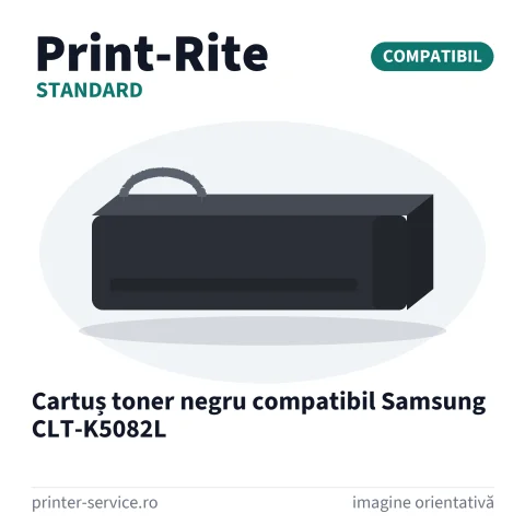 Cartuș toner negru compatibil Samsung CLT-K5082L (Print-Rite Standard)