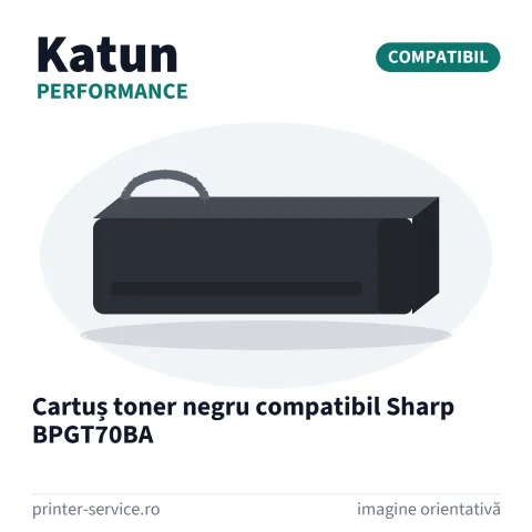 Cartuș toner negru compatibil Sharp BPGT70BA (Katun Performance)