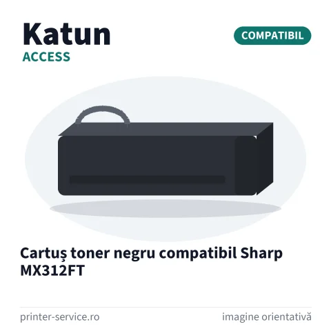 Cartuș toner negru compatibil Sharp MX312FT (Access by Katun)