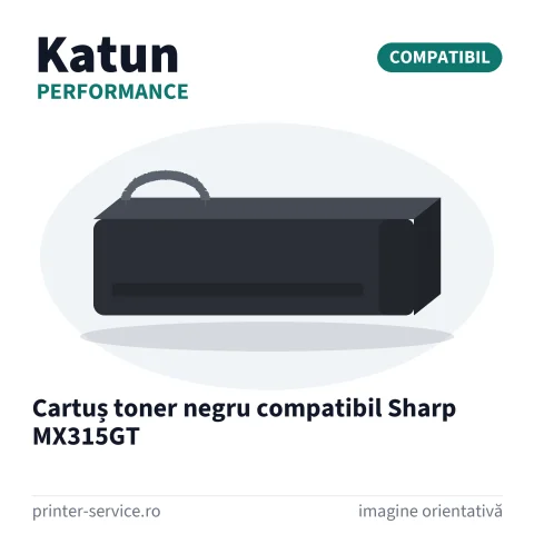 Cartuș toner negru compatibil Sharp MX315GT (Katun Performance)